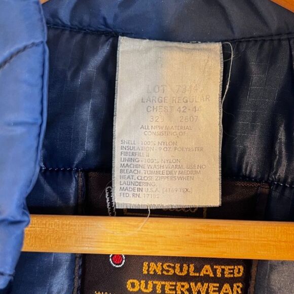 Walls Blizzard-Pruf Insulated Outerwear Puffer Vest Zip Up VTG Mens Chest 42-44 - Picture 9 of 11